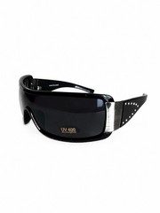 Oversized Shield Wrap Around Sunglasses Black UV400 Sport Fashion Men Women