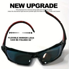 New 2025 Polarized Vertex Men AntiGlare Fishing Cycling Driving Sport Sunglasses