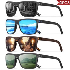 Polarized Sunglasses Men Women Sports Driving Fishing Square Eyewear UV400 Glass