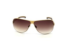MYKITA AVA GOLDLINE COL 008 w BROWN GRADIENT BR1X LENS SUNGLASS MADE IN GERMANY