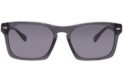 Coach CR628 HC8397U 581781 Sunglasses Men’s Dark Grey/Polarized Grey Solid 57mm