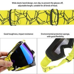 “Motocross Goggles for ATV, Dirt Bike, UTV, Offroad, AntiFog, Dustproof”