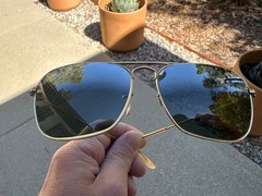 B&L Ray-Ban Caravan Sunglasses~1/10 12K GF Frame~1/3 Mirror G-15 Lens~1950s-60s