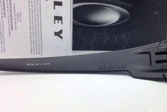 OAKLEY POLARIZED Sunglasses GASCAN OO 26-244 Matte Black Frame /Ice Iridium Lens