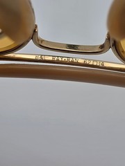 Ray-Ban B&L Outdoorsman II Gold All-Weather Ambermatic Aviator Sunglasses 62-14