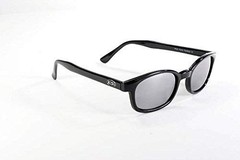 X-KD’s Unisex-Adult Biker sunglasses Silver/Smoked One Size