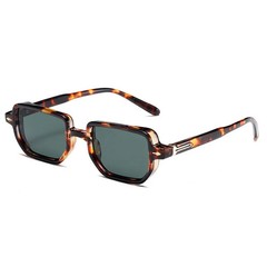 Rectangle Candy Color Sunglasses Gradient Lens UV400 Unisex Beach Party Wear