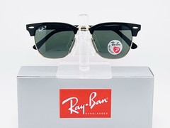 Ray-Ban Clubmaster Classic RB3016 (901/58) 51mm Polarized Sunglasses Green Lens