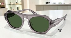 MICHAEL KORS MK2266U 340071 Toronto Grey Transparent Green 52mm Men’s Sunglasses