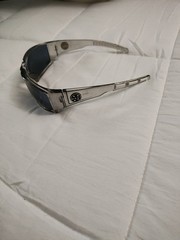 Maui and Son Ms4020 Sunglasses Men’s Clear Frame Blue Mirror Lens Made In China