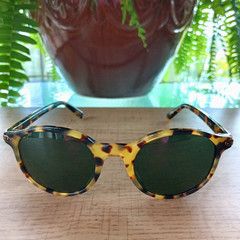 COACH HC8312U 517171 Oval Full Rim Sunglasses Tokyo Tortoise/Dk Green Lens 51mm