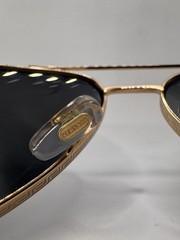 Authentic Versace Avanti Pilot Sunglasses 2217 Gold Frame | Dark Gray Lens