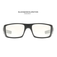 Photochromic Polarized Sunglasses for Men Women UV Protection Medium, Black