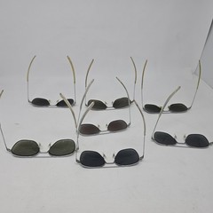 Randolph Engineering 5 1/2 AF 52 [] 20 Aviator Sunglasses Frames Only Silver
