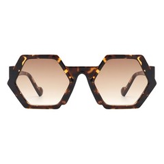 Geometric Hexagon Shape Sunglasses Retro Unisex Fashion Shades UV400