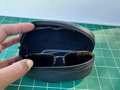 Emporio Armani 167-S 743 Gold Rectangular Sunglasses BrownLens 135mm 54[]19