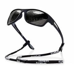 suoso Polarized Sports Sunglasses for Men: UV400 Protection Glasses Womens Wr…