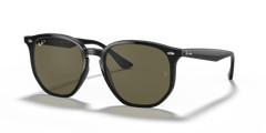 Ray-Ban RB4306 Polished Black/G-15 Green Polarized 54mm Sunglasses RB4306 601/9A