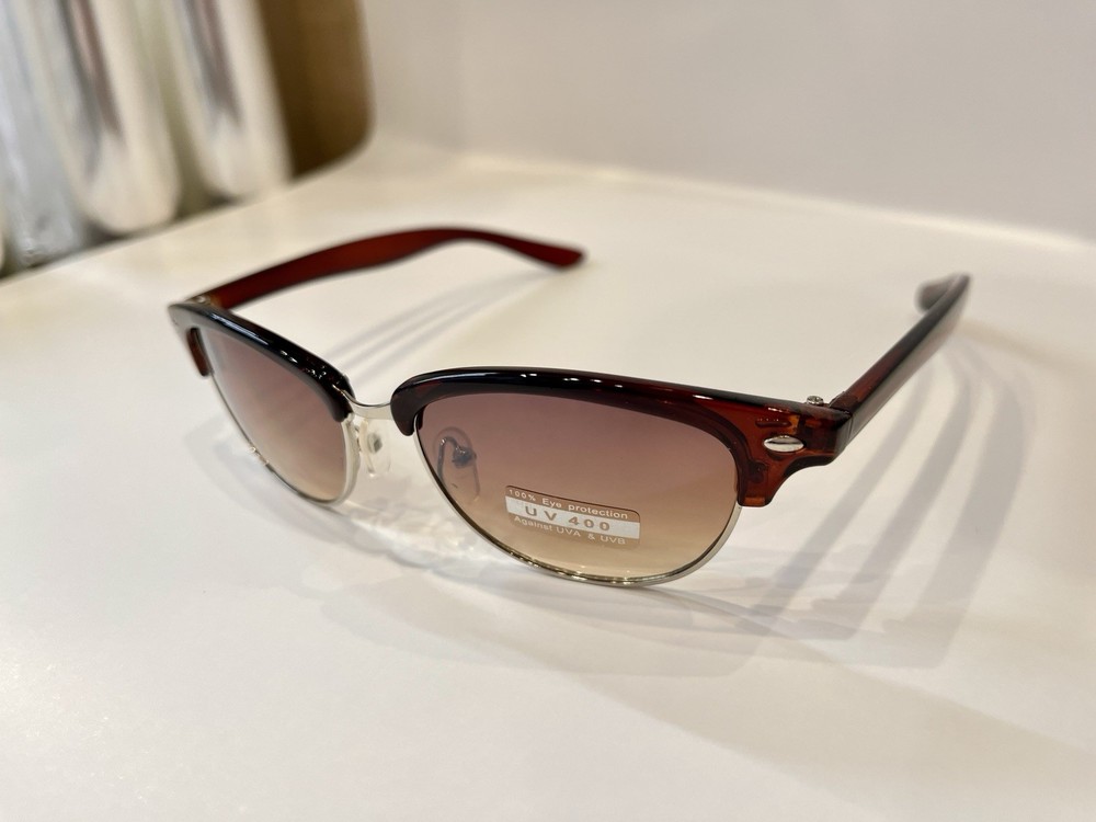 12 Pairs Semi-rimless Sunglasses For Men And Women Assorted Colors #wy016