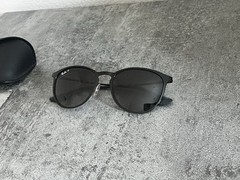 RAY-BAN ERIKA METAL BLACK RB3539 POLARIZED SUNGLASSES-002/T3-(54/19/145)
