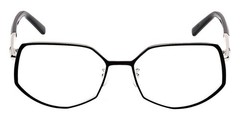 MCM MW5015-H 002 Black Geometric Metal Eyeglasses 54-17-140 RX