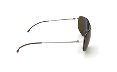 MYKITA TOMMA Shiny Silver / Dark Brown 66mm sunglasses