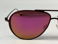 Maui Jim Shallows Matte Burgundy/Hawaii Sunrise Polarized Sunglasses MJ543-07M