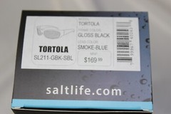 NWT Salt Life Tortola Gloss Black Smoke Blue $169 Salty Live Salty Saltlife