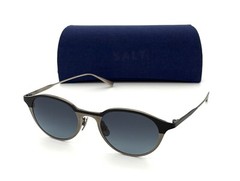 SALT Optics TORRES Black Antique Silver / Denim Gradient 49mm Polarized sunglass