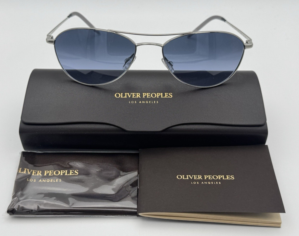 Oliver Peoples OV1358S 5036Q8 – AERO II – Silver / Marine Gradient (57MM)