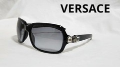 Versace Classic 3 Row Jewel L Medusa Logo Sunglasses Black collection e331
