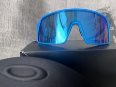 Oakley Sutro OO9406 Shield Sunglasses Blue Frame Mirrored Blue Lenses
