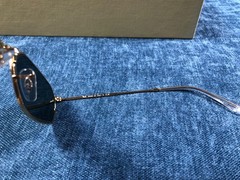 Ray-Ban RB3947 Polished Arista Gold/Green 57 mm Sunglasses 145mm 001/31 57-18
