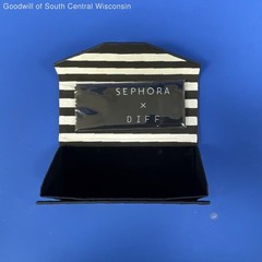 Sephora X DIFF Black Indy Sunglasses Branded Case & Microfiber Cloth Included