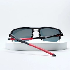 Oakley OO9266 Triggerman Matte Black Sunglasses Ruby Lens New