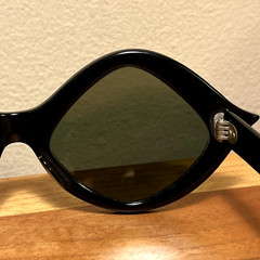 Ray-Ban Tamarin Sunglasses Black Vintage 60s Kiss Shape B&L Bausch & Lomb – USA