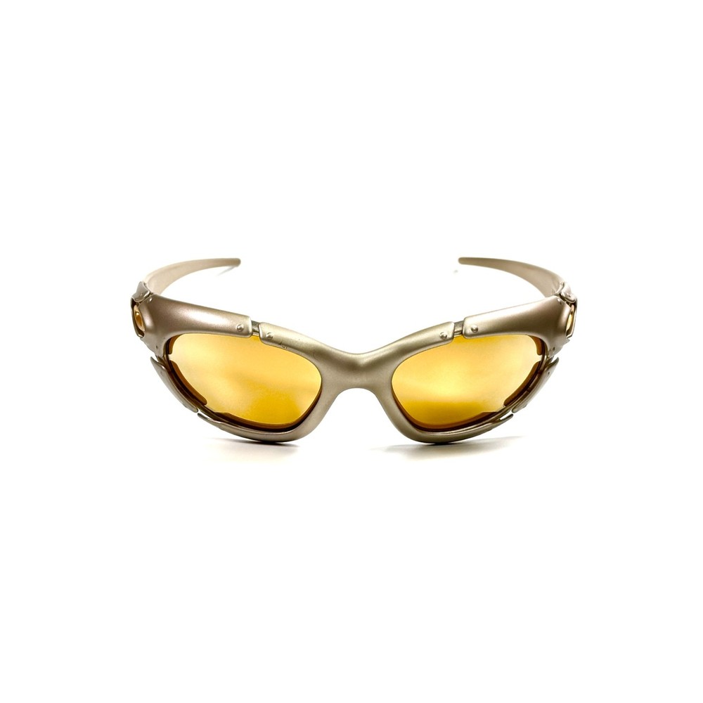 Oakley Plate Platinum 24K Gold Iridium Sunglasses NOS Vintage 2003 Rare