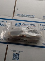 Yellow and Brown Sunglasses Unknown Brand Dark Lenses