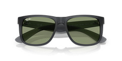 Ray-Ban Justin Classic Matte Opal Grey/Green 54mm Sunglasses RB4165 687382 54-16