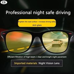 Night Vision Glasses PC Frame Polarized Sunglasses Men Outdoor Sport Sun Glasses