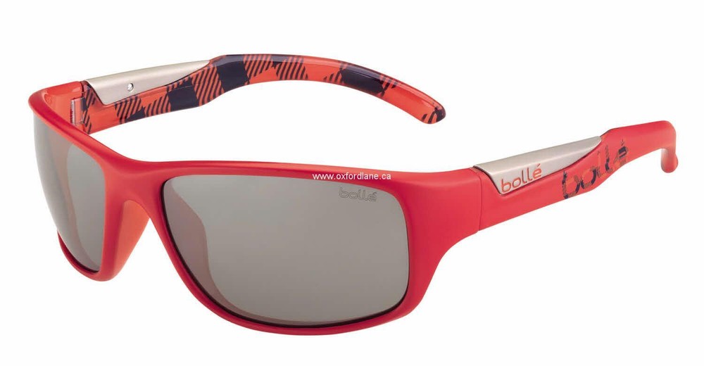 Bolle Vibe Sunglasses – 12136 – Matte Red Canadian w/ solid Gray TNS Lenss