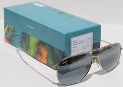 MAUI JIM Hauoli POLARIZED Sunglasses 665-16A Gold/Neutral Grey Aviator NEW