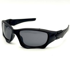 Passong Designer Modern Wrap Sunglasses Black Fashion Frame & Lenses ULTRA-MOD
