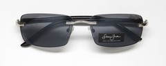 NEW SEAN JOHN SJS3019 SUNGLASSES 0-0-0 MENS RIMLESS 081 RECTANGULAR METAL &