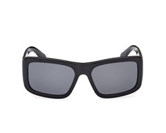 Adidas OR0090 01A Shiny Black Square Plastic Sunglasses Frame 59-18-135