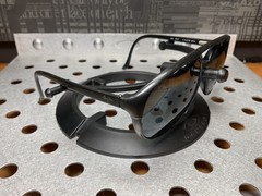 VTG RARE Maui Jim Aviator MJ193-2M Matte Black Japan Polarized Sunglasses 140mm