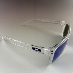 Oakley Holbrook Sunglasses – Clear Frame /Blue Sapphire Iridium Polarized Lens