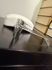 MICHAEL KORS Cape May MK 2076 30506G Clear Round Sunglasses Size 55-19-140 3N