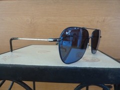 Maui Jim Mano Sunglasses B877-03 Dark Navy w/ Silver Blue Hawaii Lens – PRISTINE