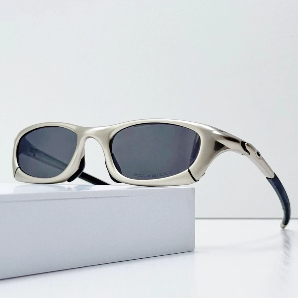 Oakley Magnesium Four Sunglasses Mag Four Black Lens Rimless Frame
